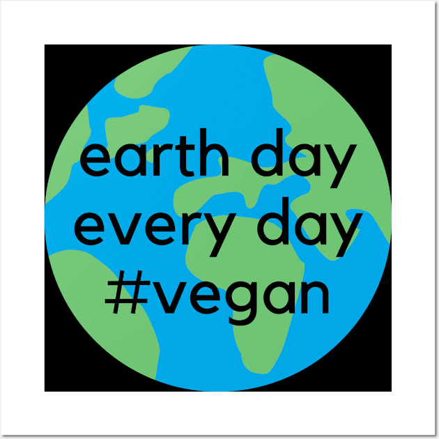 Earth Day Vegan Wall Art by daisies&bunnies